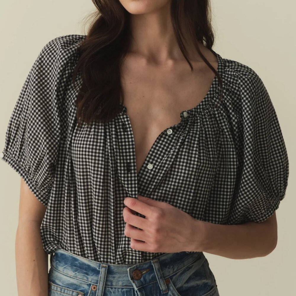 Doen Gingham June Top XXS